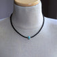 men's 20 inch bead necklace, onyx and turquoise