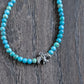 small silver thunderbird bead necklace