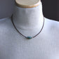 men's thin leather cord bead necklace
