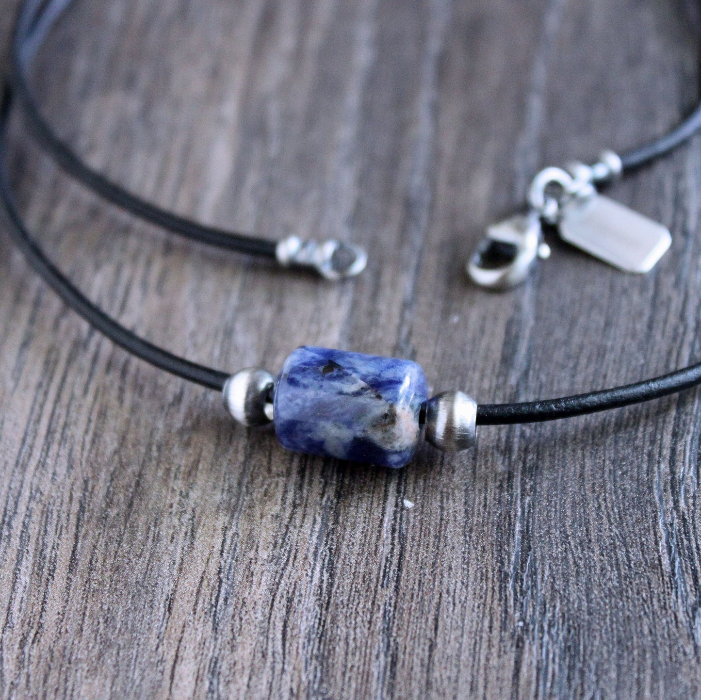 Large Blue Sodalite Bead necklace