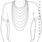 Double Crystal Quartz Point on Leather Cord No. 9