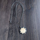Brass Sun Sterling Silver Pendant on Chain
