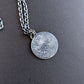 men's reticulated round pendant on chain