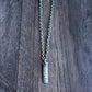 men's sterling silver small pendant necklace