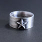 men's sterling silver star ring