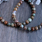 6mm African green Opal bead bracelet