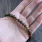 Men's 6mm gemstone bead bracelet