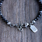 men's adjustable bead bracelet
