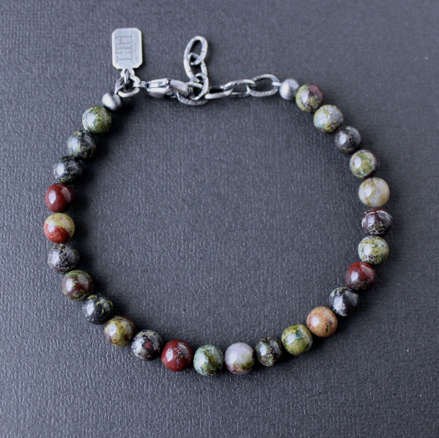 Men's 6mm Colorful Bead Bracelet