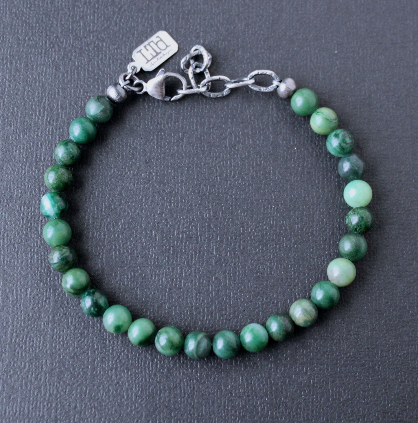 Men's Jade Bead Bracelet