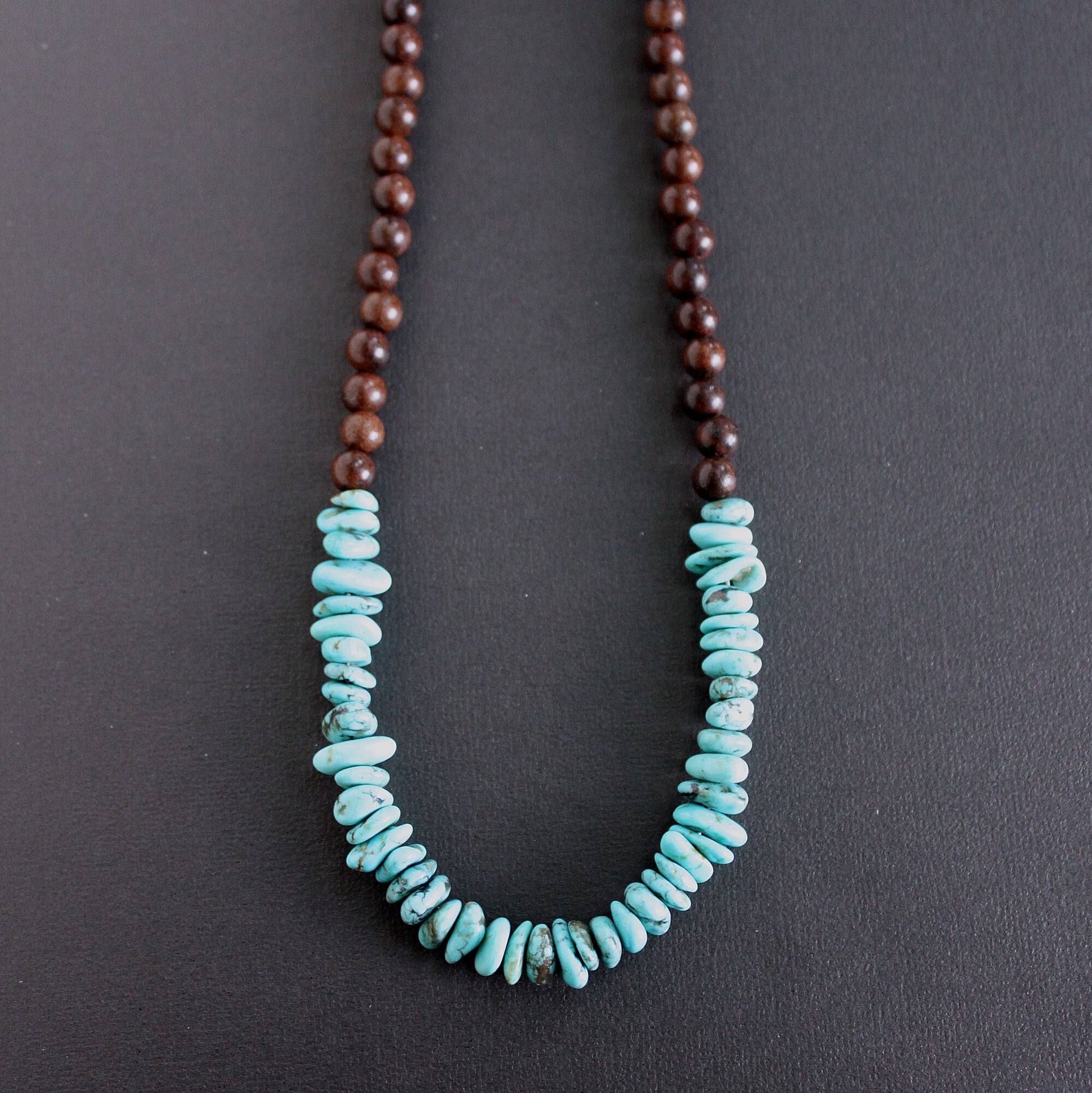 Men's Kingsman Turquoise Bead Necklace