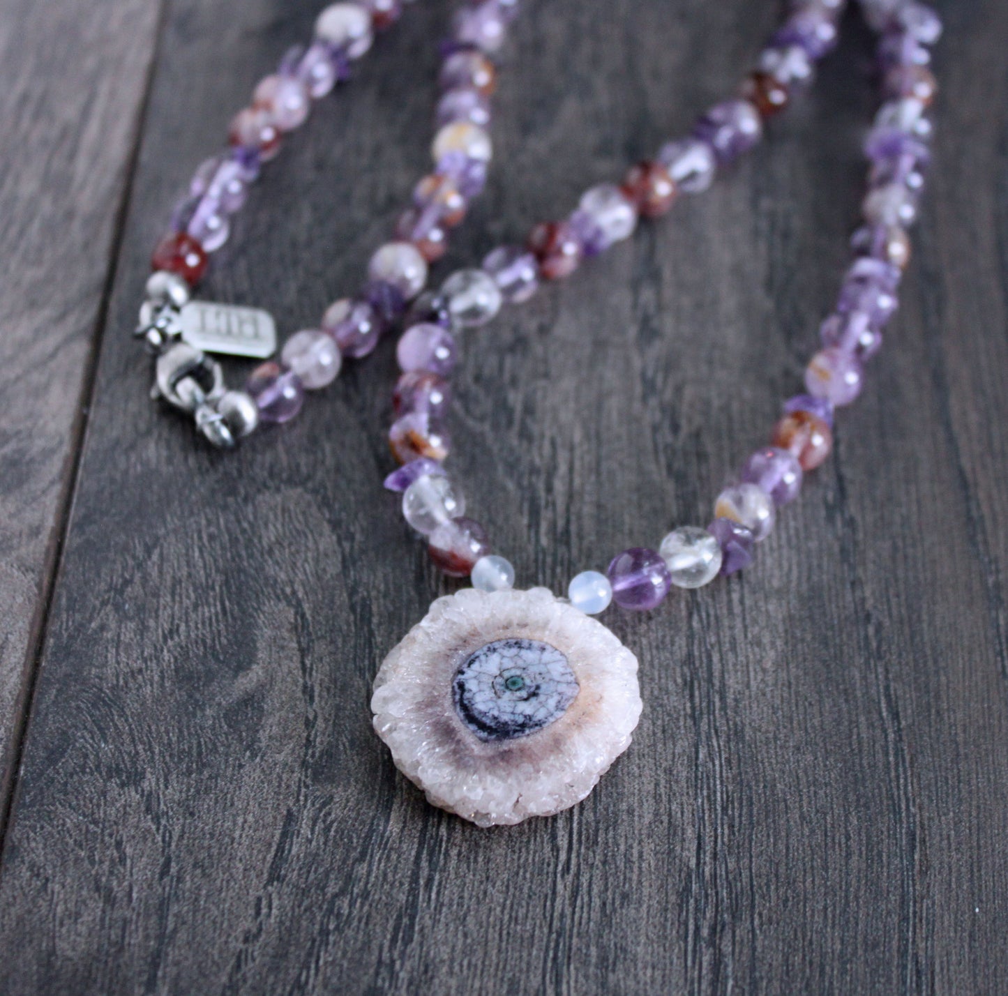 Solar Quartz Bead necklace