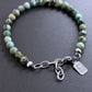 men's adjustable bead bracelet