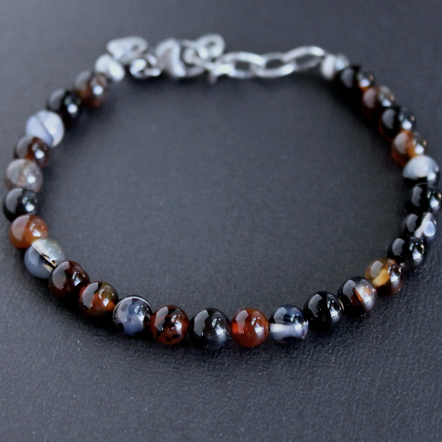 Men's Montana Moss Agate Bracelet