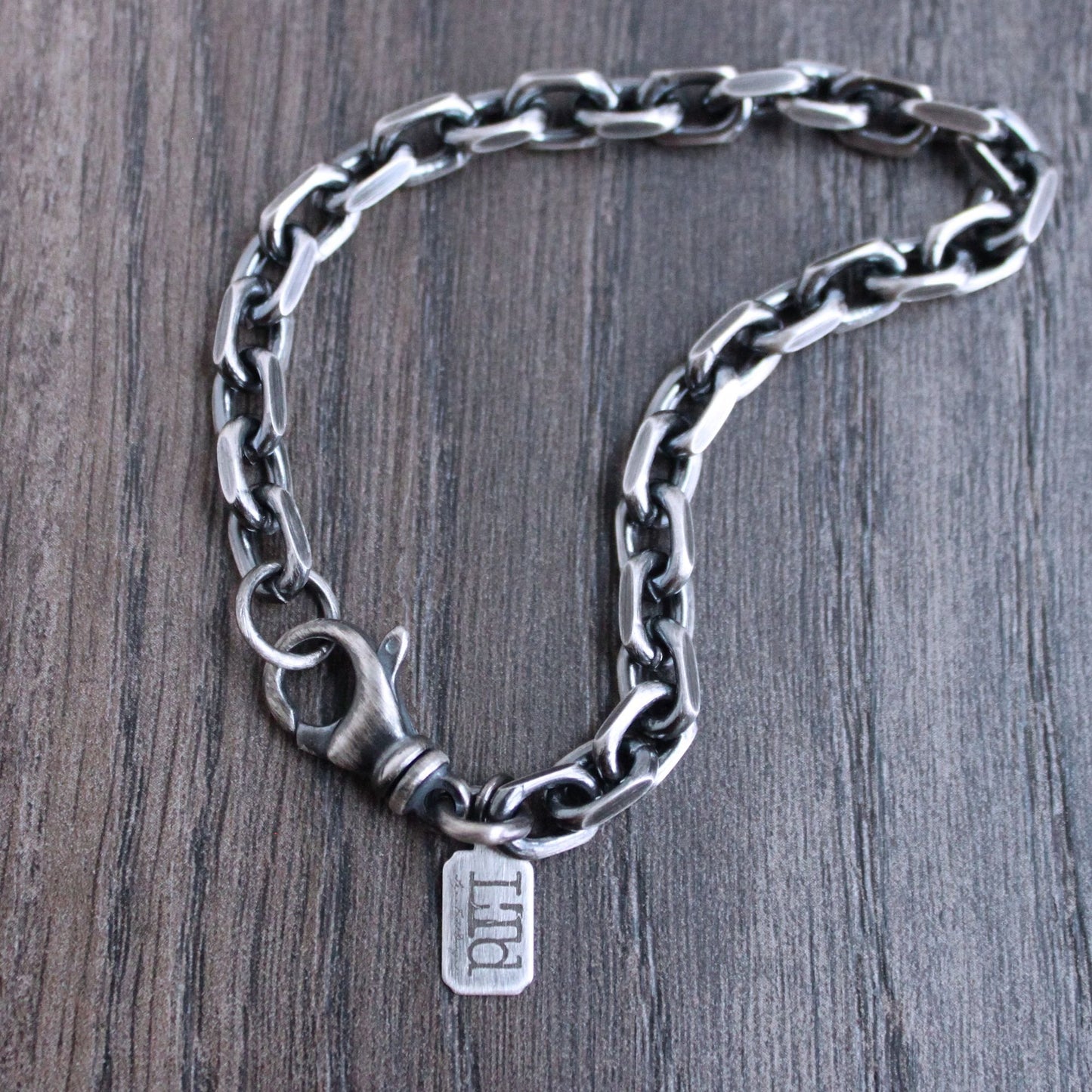 men's cable chain bracelet