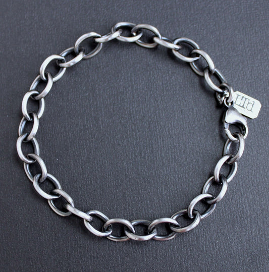 men's large link chain bracelet