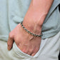 men's 7mm sterling silver chain bracelet