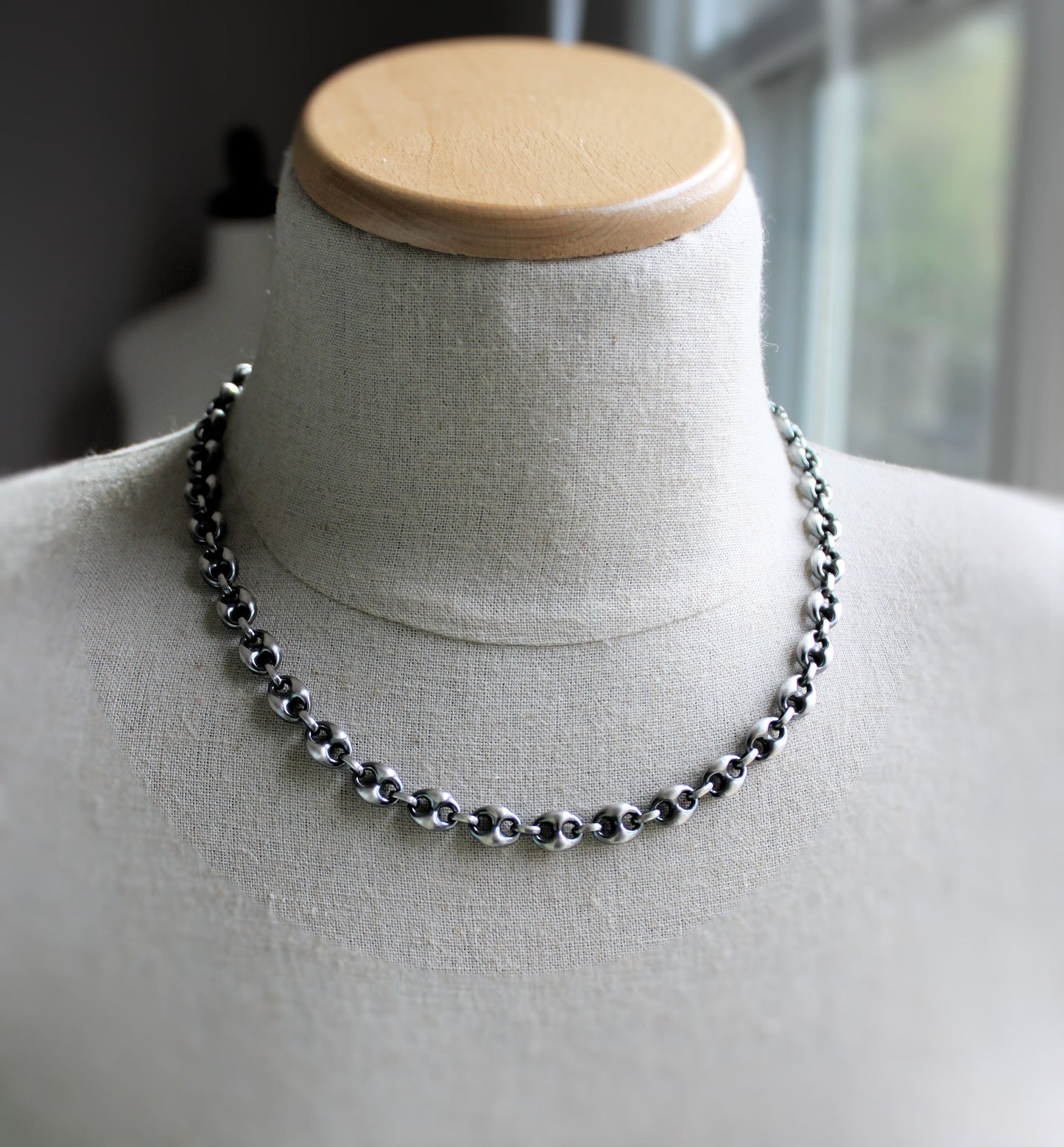 Men's Sterling Silver Mariner Chain Necklace