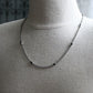 men's silver ball chain necklace