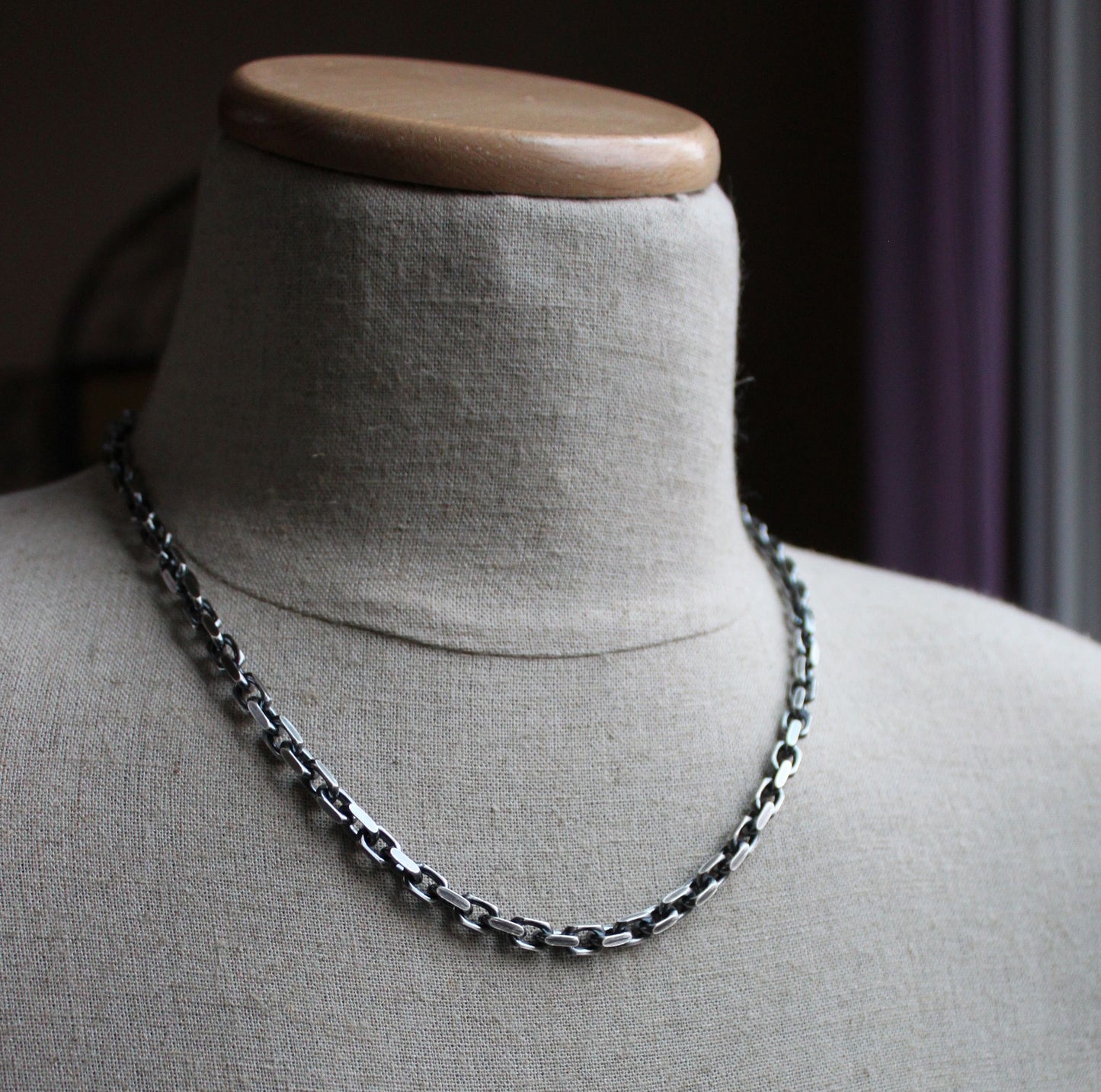 men's heavy cable chain necklace