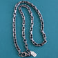 men's heavy silver chain necklace