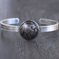 Indian nickle silver cuff bracelet