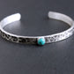 men's turquoise stone cuff bracelet