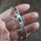 men's turquoise silver cuff bracelet