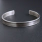 men's heavy sterling silver cuff bracelet