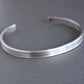 men's 6mm silver cuff bracelet