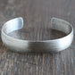men's oxidized silver cuff bracelet