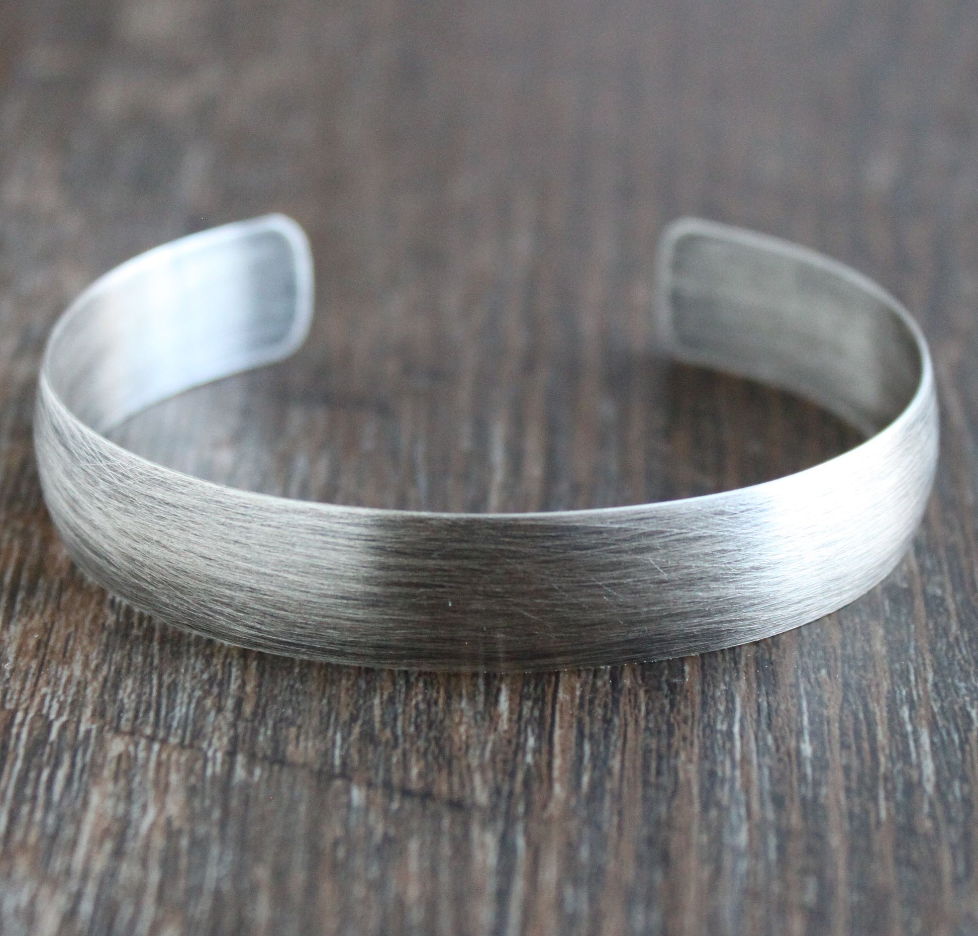 men's oxidized silver cuff bracelet