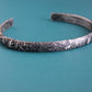 men's rustic sterling silver bracelet