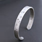 sterling silver star cuff bracelet
