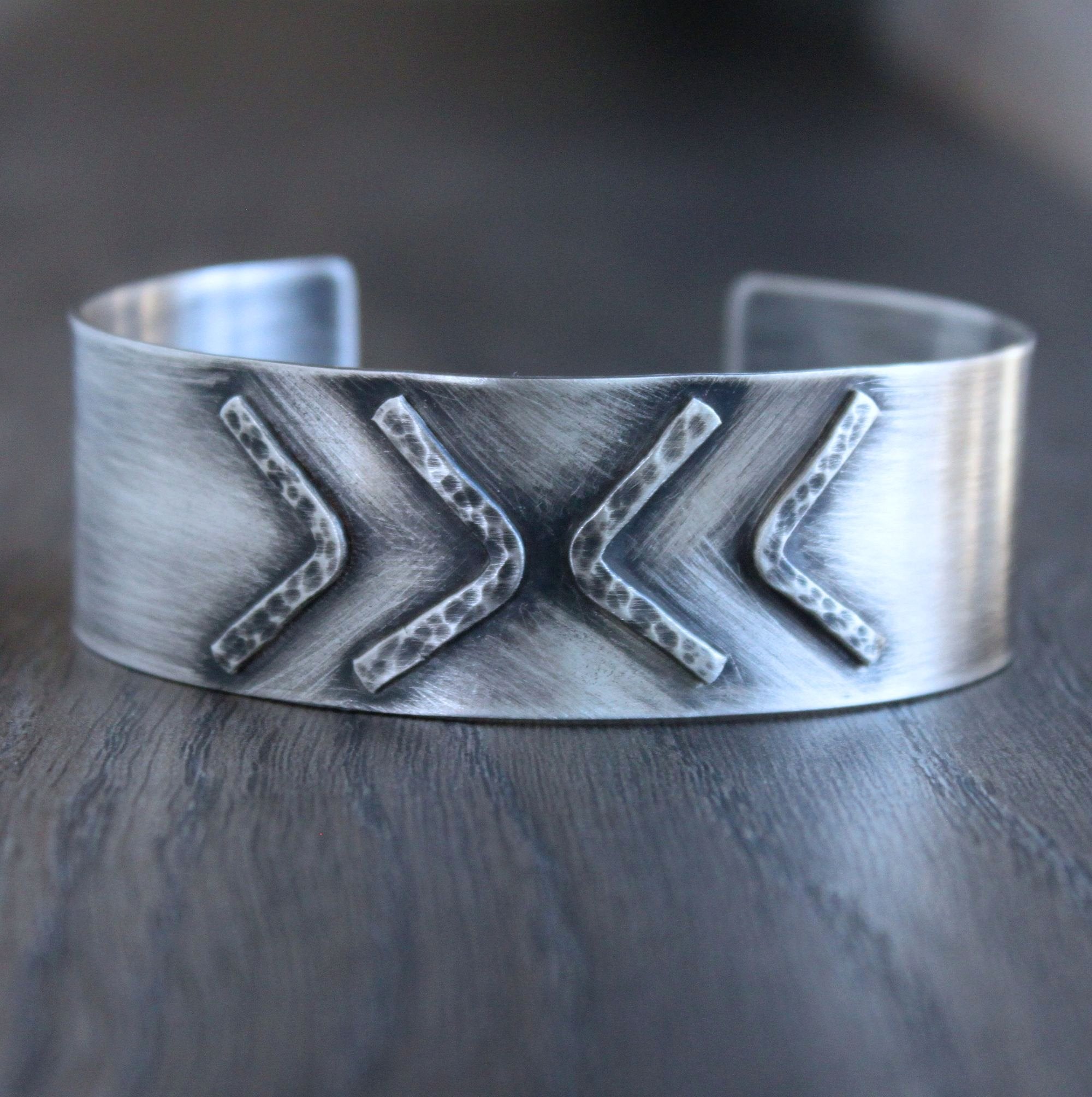 double arrow broad silver band – Versavia