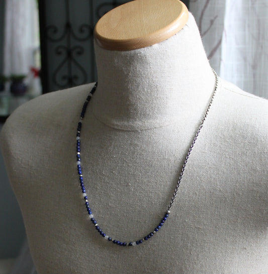 Men's 28 inch Bead Chain Necklace