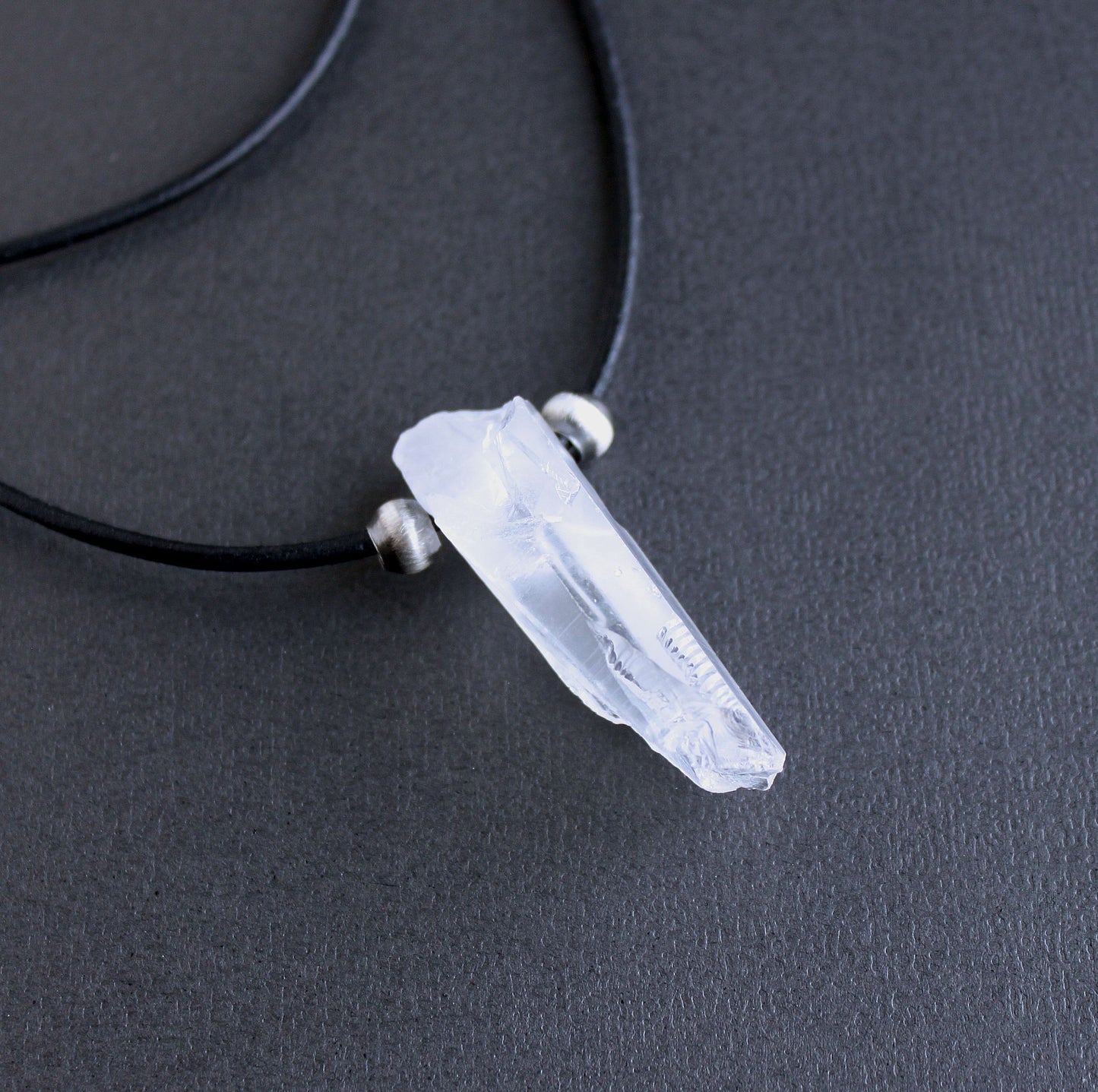 men's crystal pendant necklace