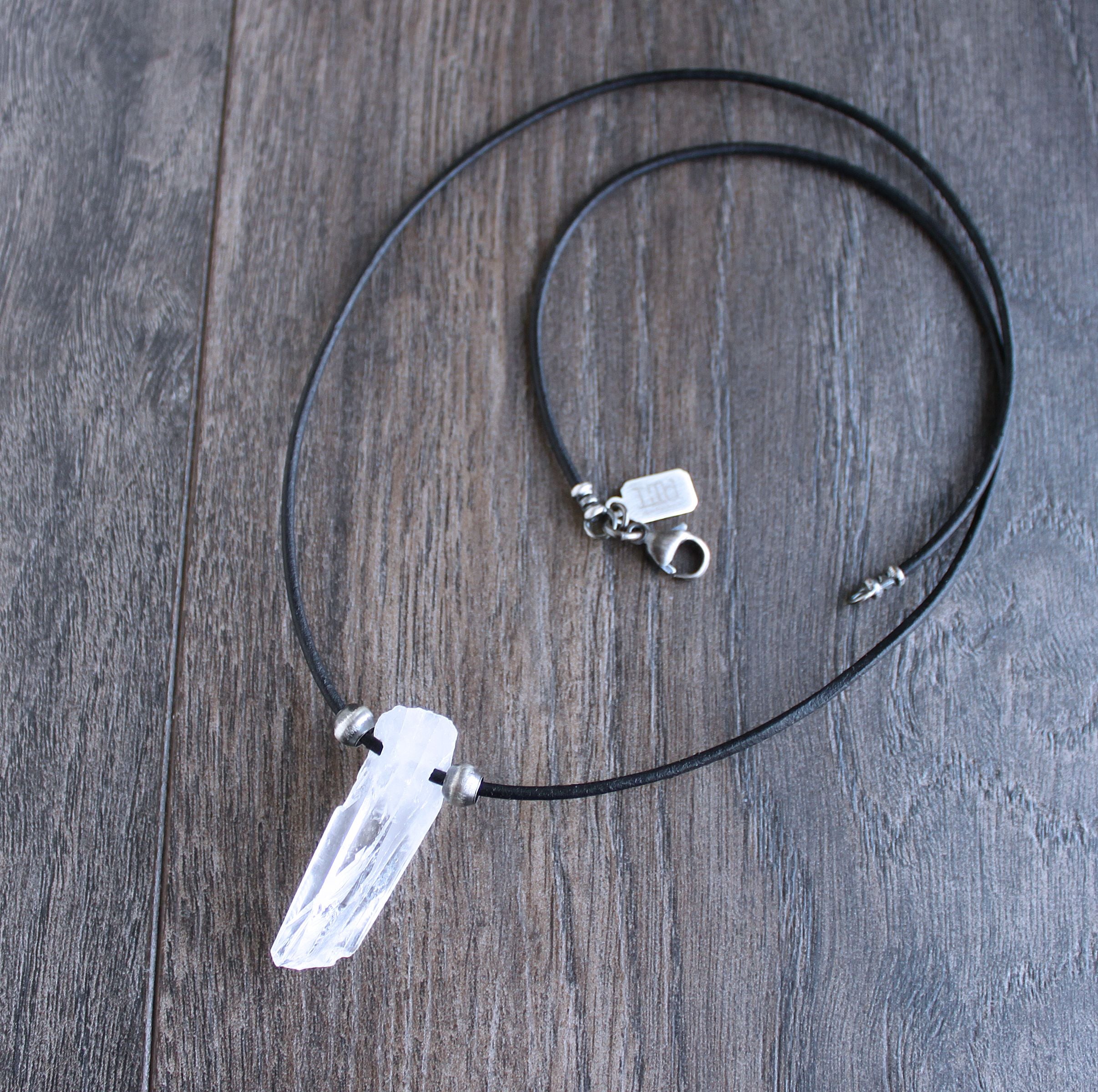 Gemstone Bullet Pendant Healing Quartz Crystal St Steel Chain Men Necklace  | eBay