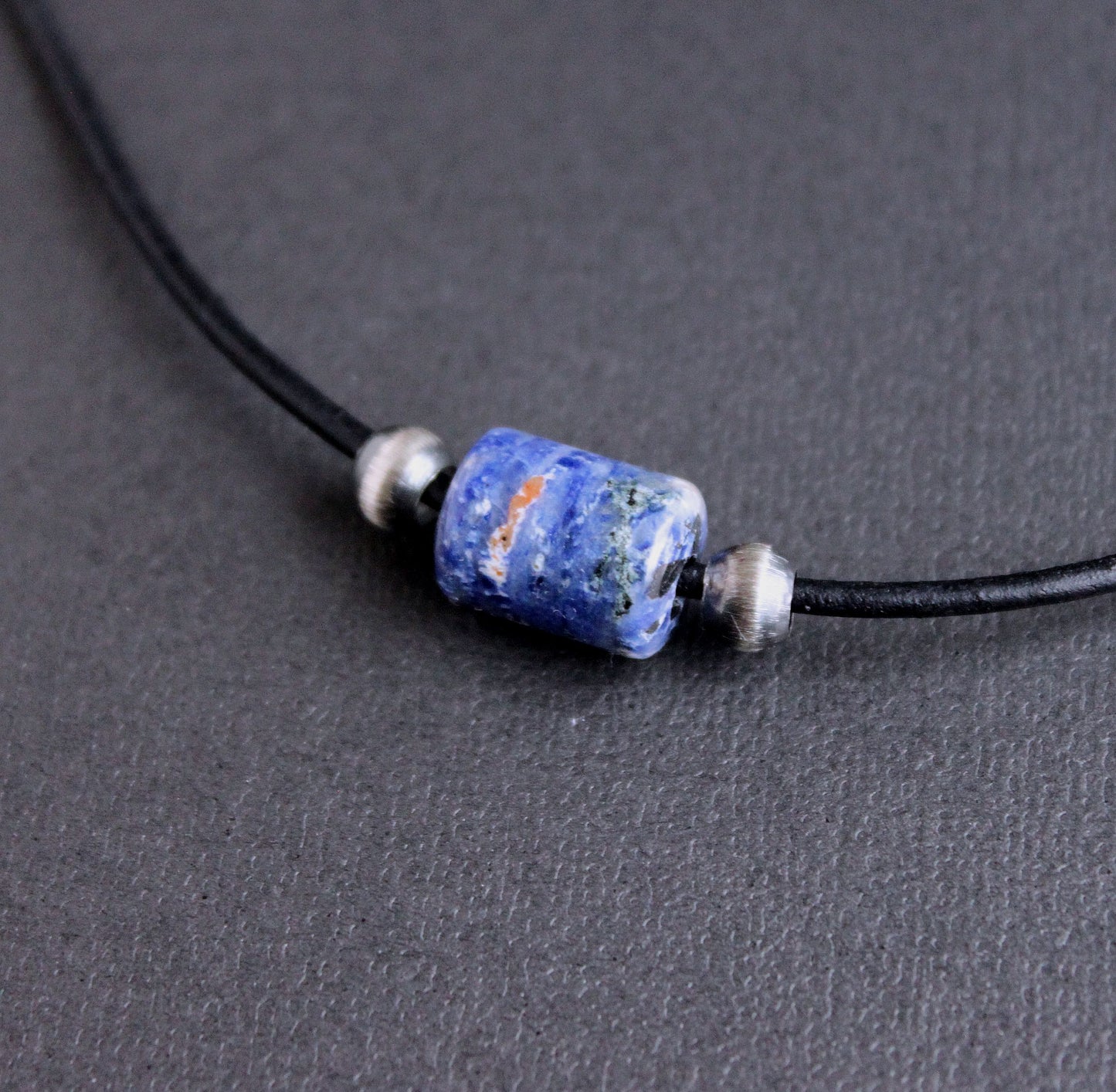 Blue Sodalite Large Bead necklace