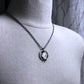 Men's Abstract Silver Pendant Necklace