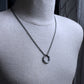 Men's Rustic Sterling Silver Pendant Necklace