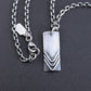 men's sterling silver arrow pendant