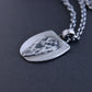 men's rustic hammered arrowhead pendant