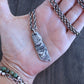 men's large rugged pendant necklace