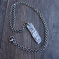 Men's Organic Oxidized Silver Pendant necklace
