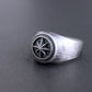 men's compass ring