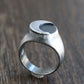 men's size 9 moon ring