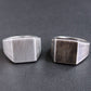 men's sterling silver heavy signet ring