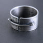 men's large silver band ring, size 14