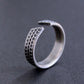 men's sterling silver open band ring